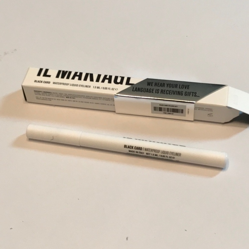 New in box - IL MAKIAGE black liquid eyeliner - 1.5 ml 0.05 fl oz